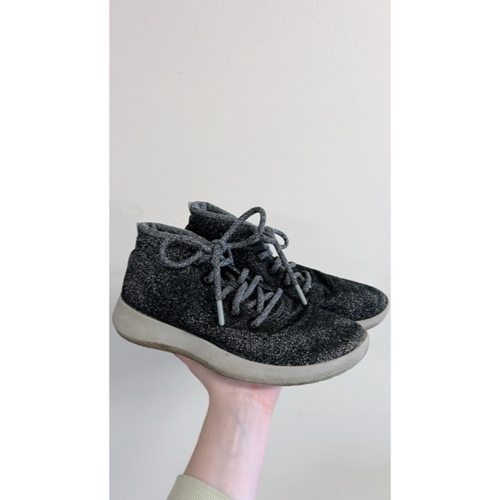 Allbirds Women's Wool Runner-up Mizzles in Natural Grey 8 - Picture 4 of 14